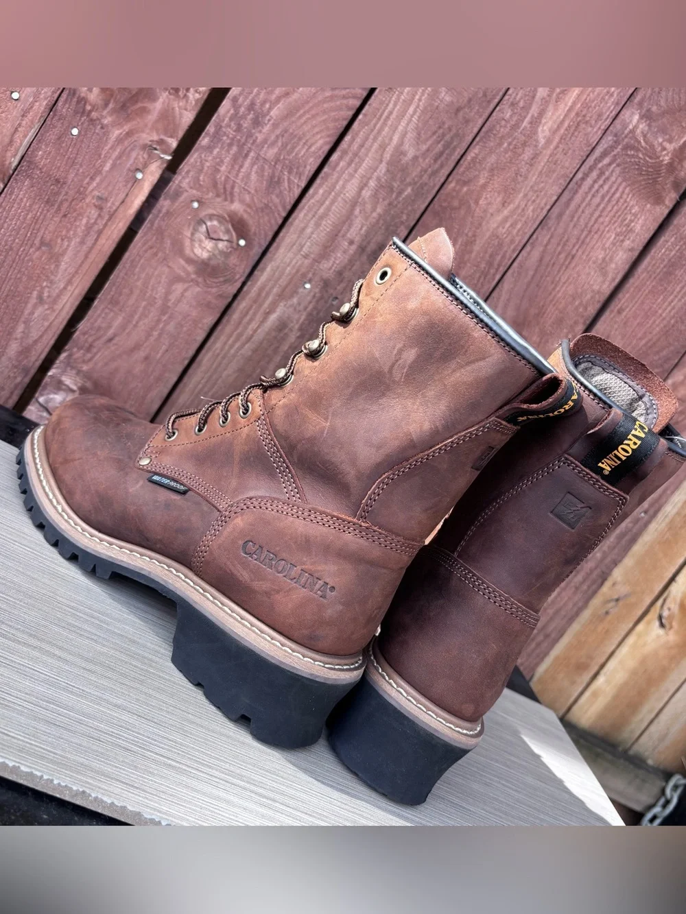 CAROLINA LOGGER Steel Toe Work Boots